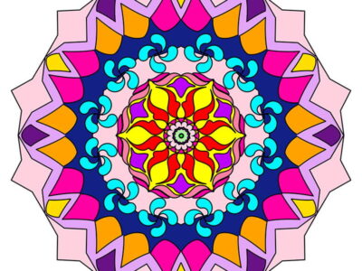 Ausmalbilder Eulen Mandala