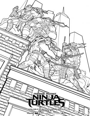 Ausmalbilder Ninja
