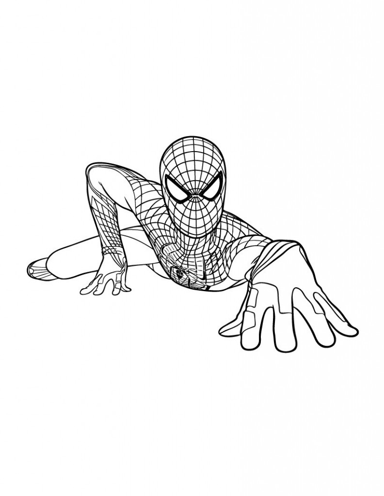 Ausmalbilder Spiderman Ausdrucken