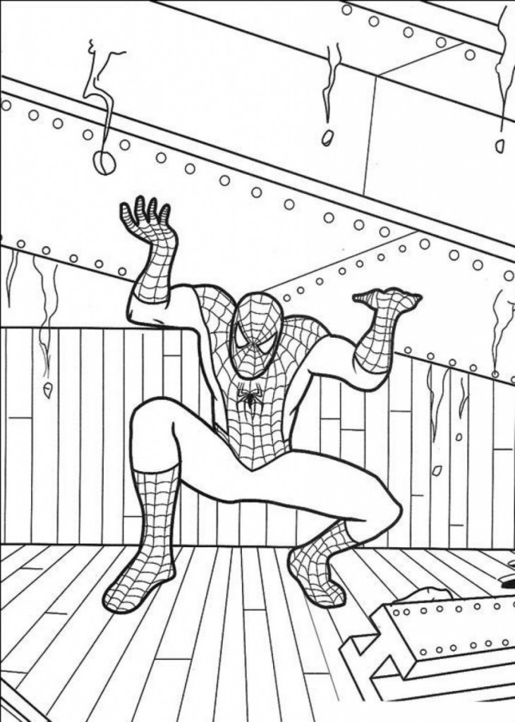 Iron Spiderman Ausmalbilder