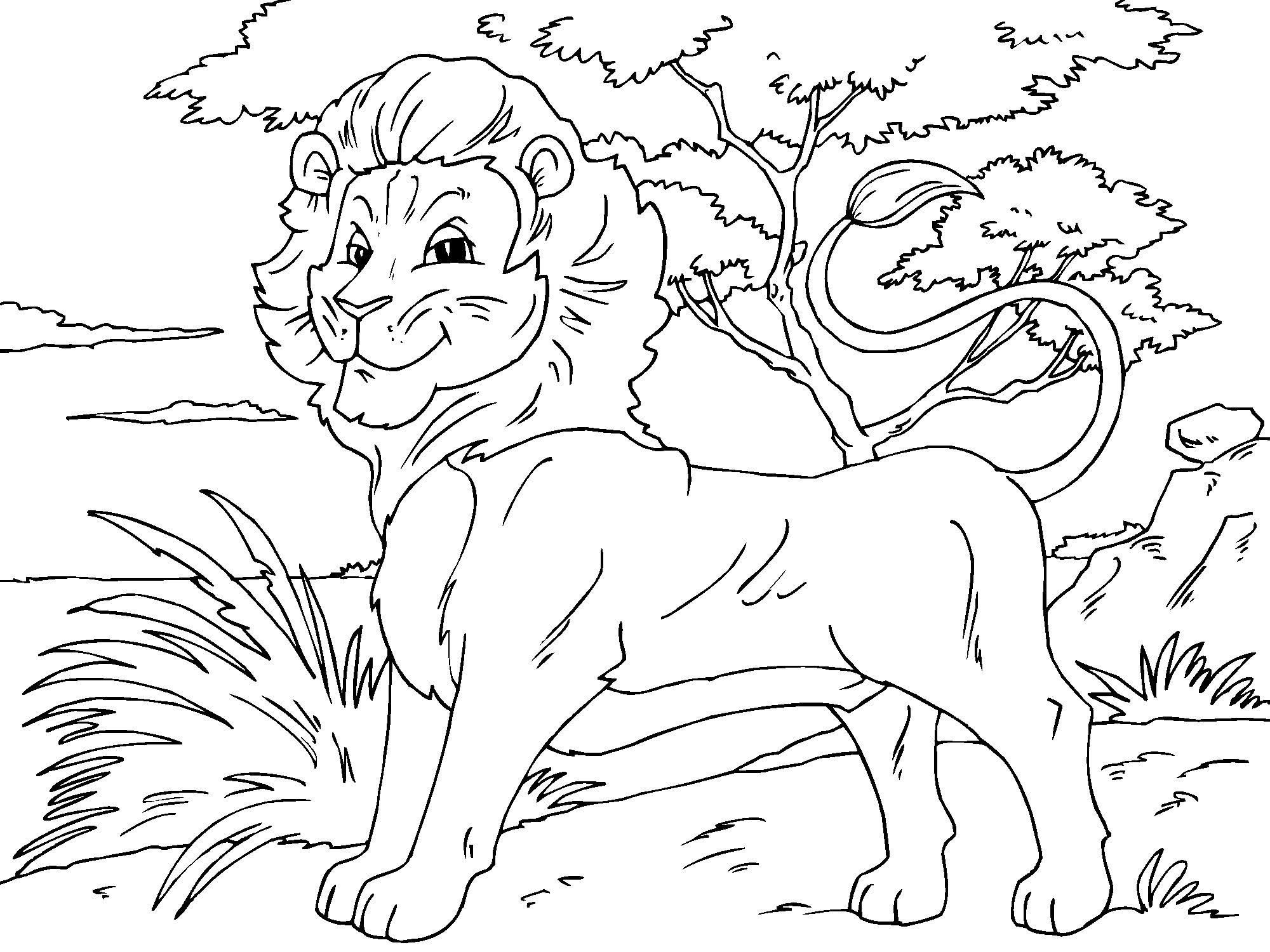 Mandala Ausmalbilder Löwe