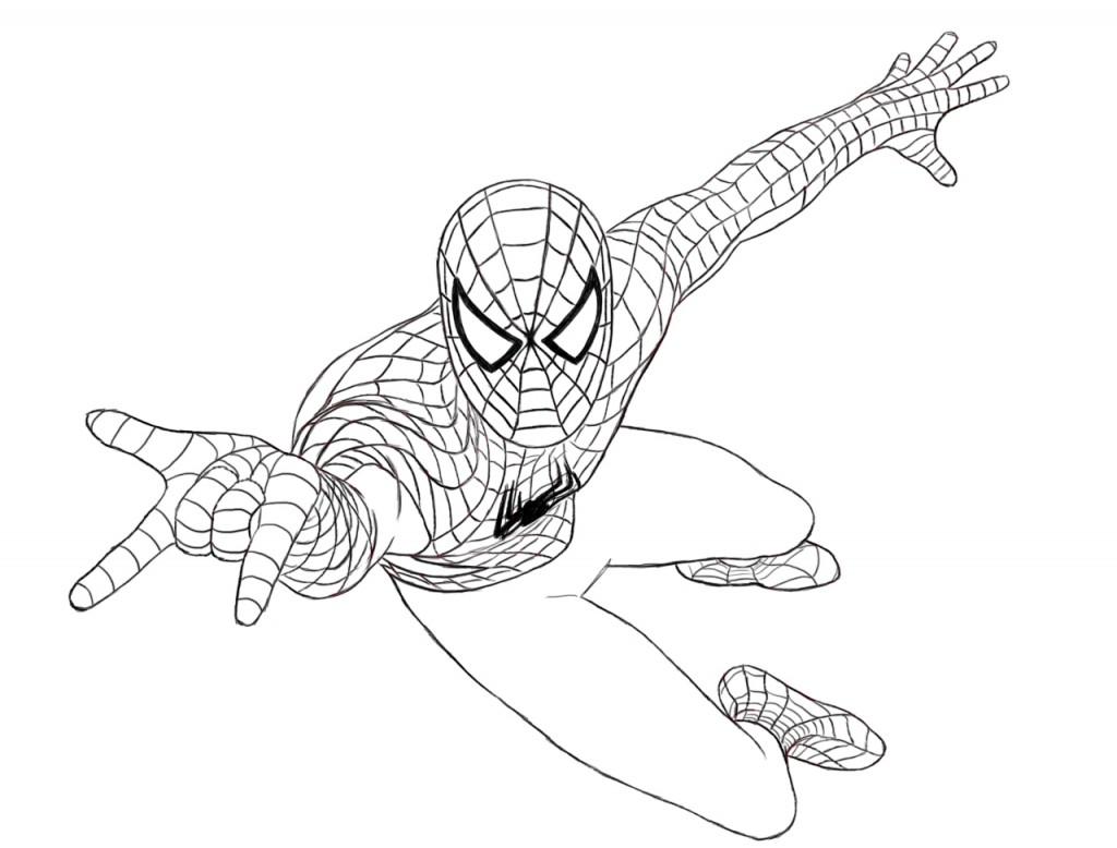 Spiderman Ausmalbilder Online