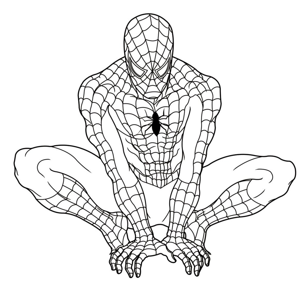 Spiderman Echse Ausmalbilder