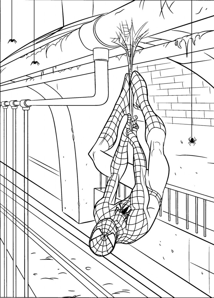 Spiderman Homecoming Ausmalbilder