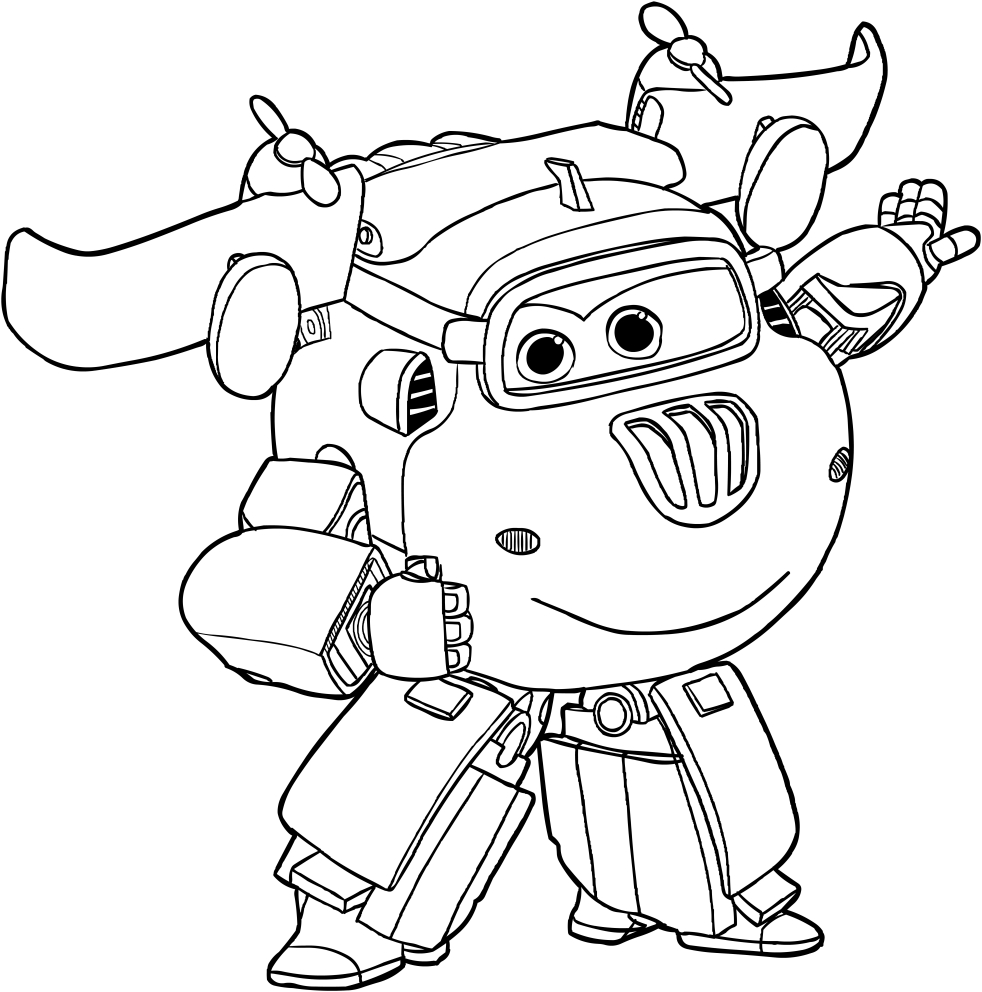 Malvorlagen Super Wings zum Ausdrucken Pdf 26 Super Wings Jet Ausmalbilder