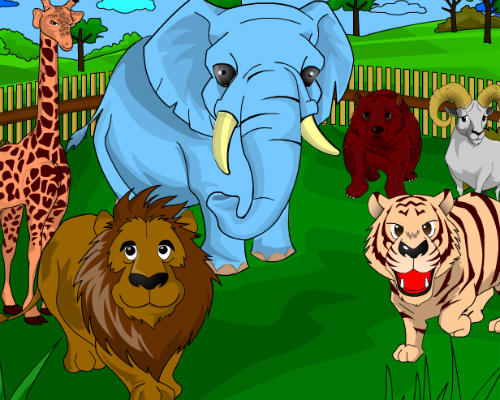 Kinder Ausmalbilder Zoo