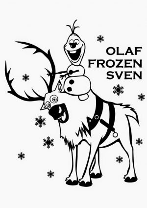 Olaf Eiskönigin Ausmalbilder