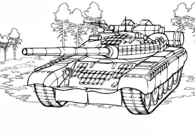 Panzer Ausmalbilder Kostenlos