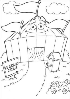 Zirkus Ausmalbilder Kindergarten
