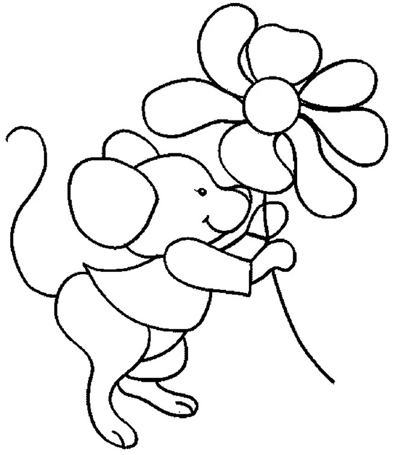 maus ausmalbild kostenlos